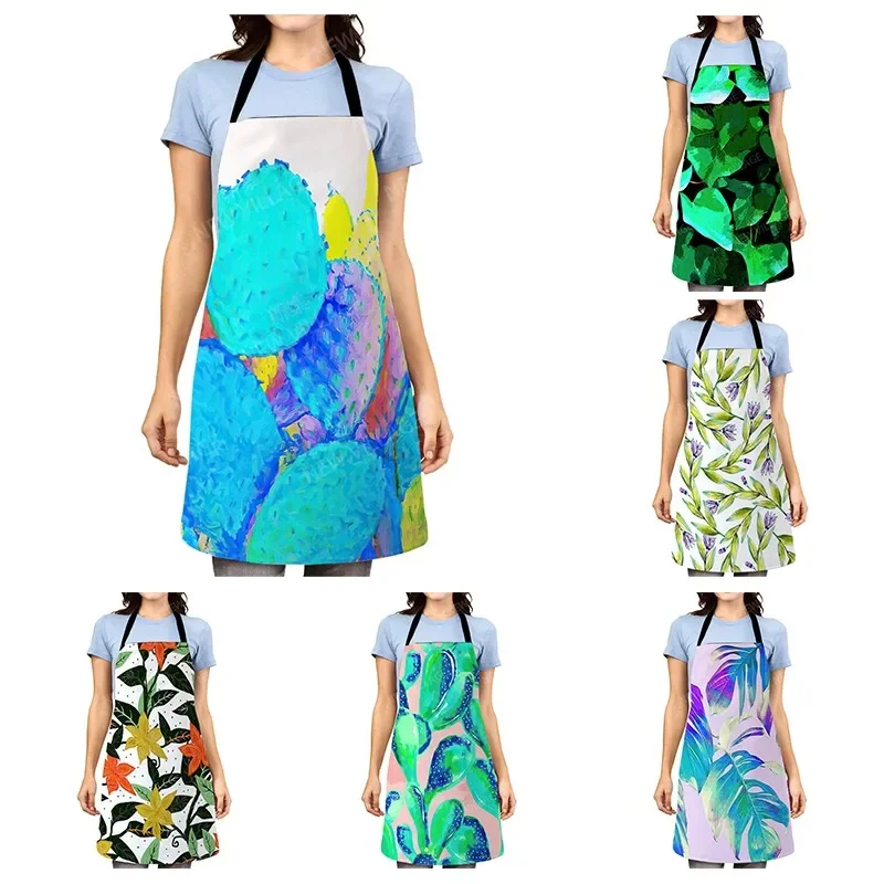 

Aesthetic Women kitchen apron kids original Children Waterproof girl fashionable custom letter man waiter work apron oil proof