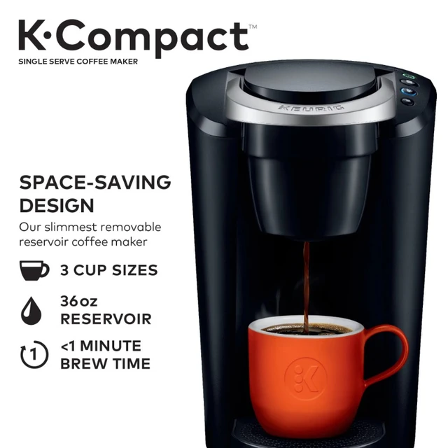 Keurig K-Compact Single-Serve K-Cup Pod Coffee Maker, Black - AliExpress