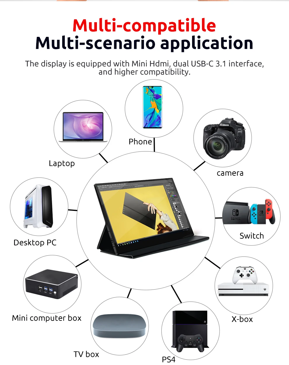 ޴ , 12.5 ġ, 4K IPS UHD, 10 Ʈ ġ ũ, HDR 100% SRGB, 60Hz, CŸ HDMI,    ÷, 3840X2160