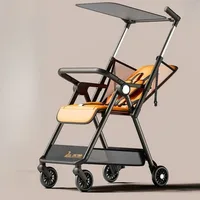 Poussettes pour bébé pliables, légères, à main, avec pare-soleil, poussette de poche de voyage pliable pour enfants 1