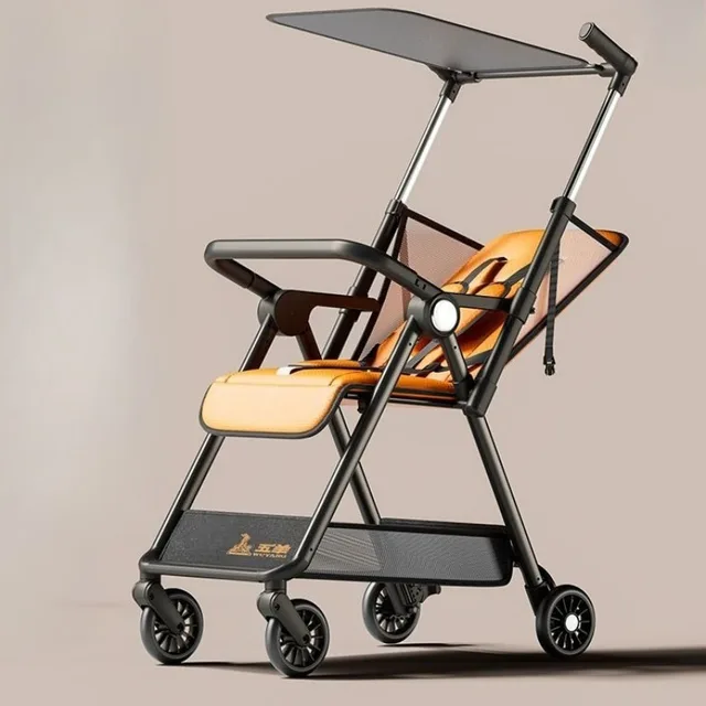 Poussettes pour bébé pliables, légères, à main, avec pare-soleil, poussette de poche de voyage pliable pour enfants 1