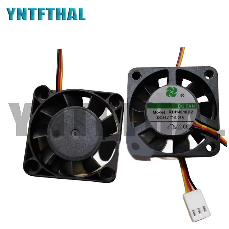 

Новый квадратный охлаждающий вентилятор RDH4010B2 DC24V 0.09A 3 линии 40x40x10 мм