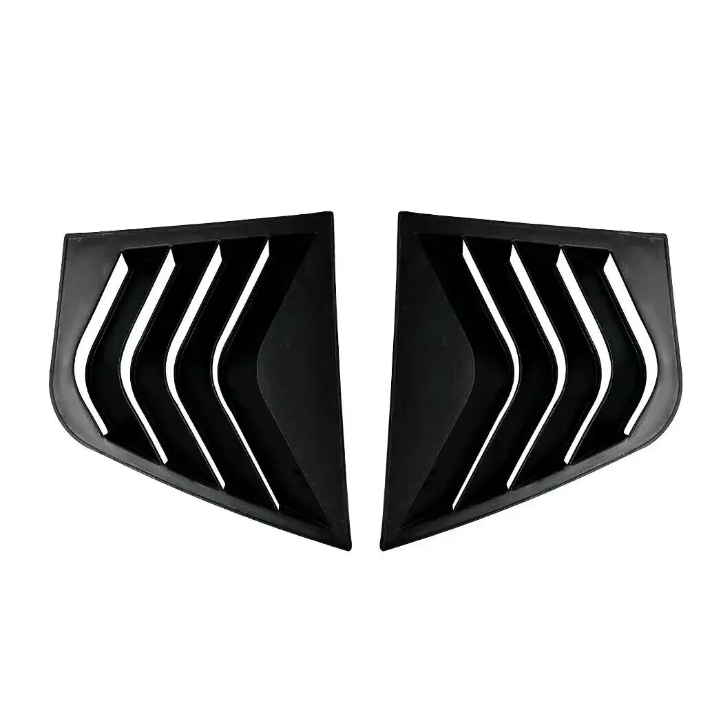 Kia Stinger 2018-2024 Front Side Window Louvers - ABS Racing Style Vent Scoop Shades