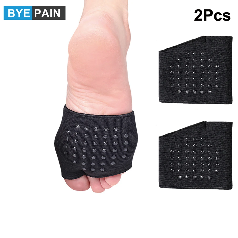 Metatarsal Sleeve Pads Ball of Foot Cushion Soft Gel for Mortons Neuroma Metatarsal Forefoot Pain Relie 1 pair