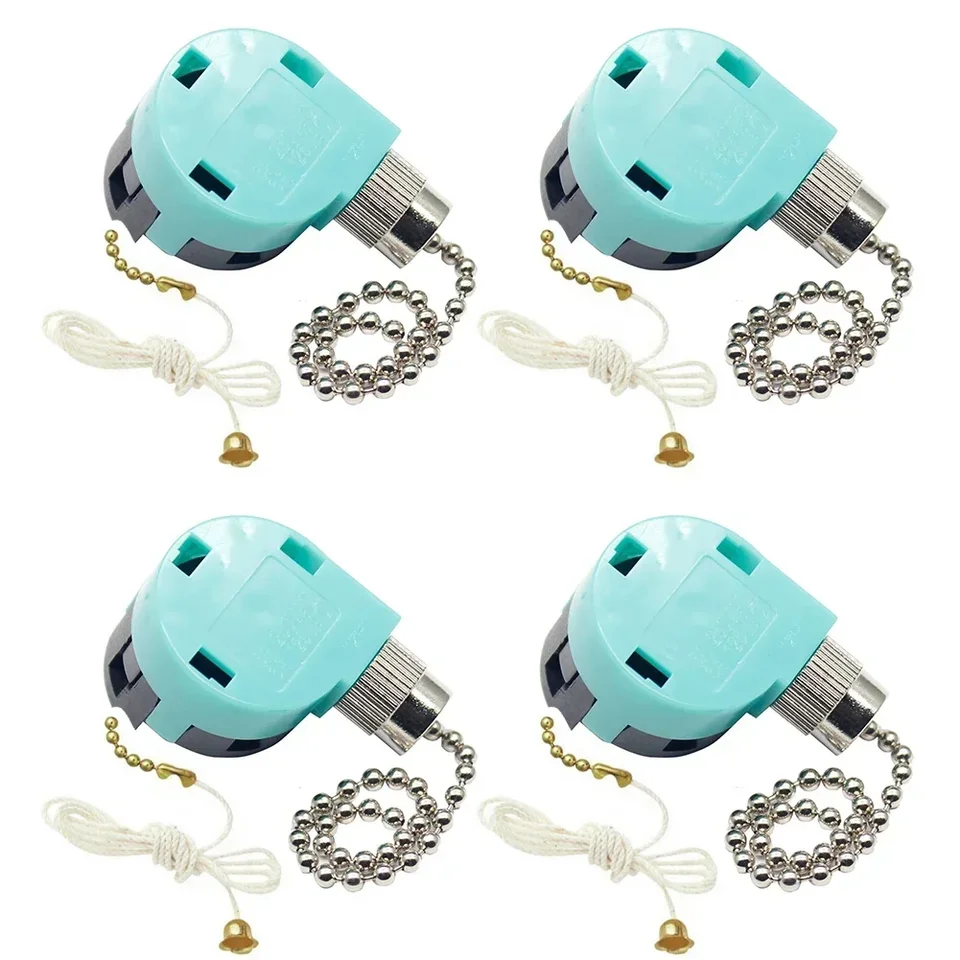 Ceiling Fan Pull Chain Akahttbn Ceiling Fan Zing Ear ZE-109 Two-Wire With Pull Cords For Fans, Lamps And Wall Lights - Pull Chain Control Replacement On-Off, 2 Pcs Bronze Light Switch