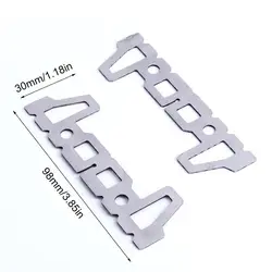Ultralight Stainless Steel Camping Stove Cross Stand (1Pair)