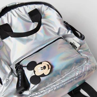 Creative Design Silver Backpack For Children Girl Boy Kindergarten Schoolbag Kids Fashion Disney Mickey Bag Accessory Back Pack 4