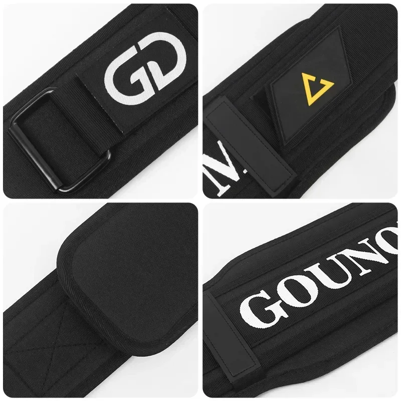 Weightlifting Fitness Belt Waist Support Heavy Equipment Training High Intensity Squat Deadlift Gym Nylon Thickening For Back
