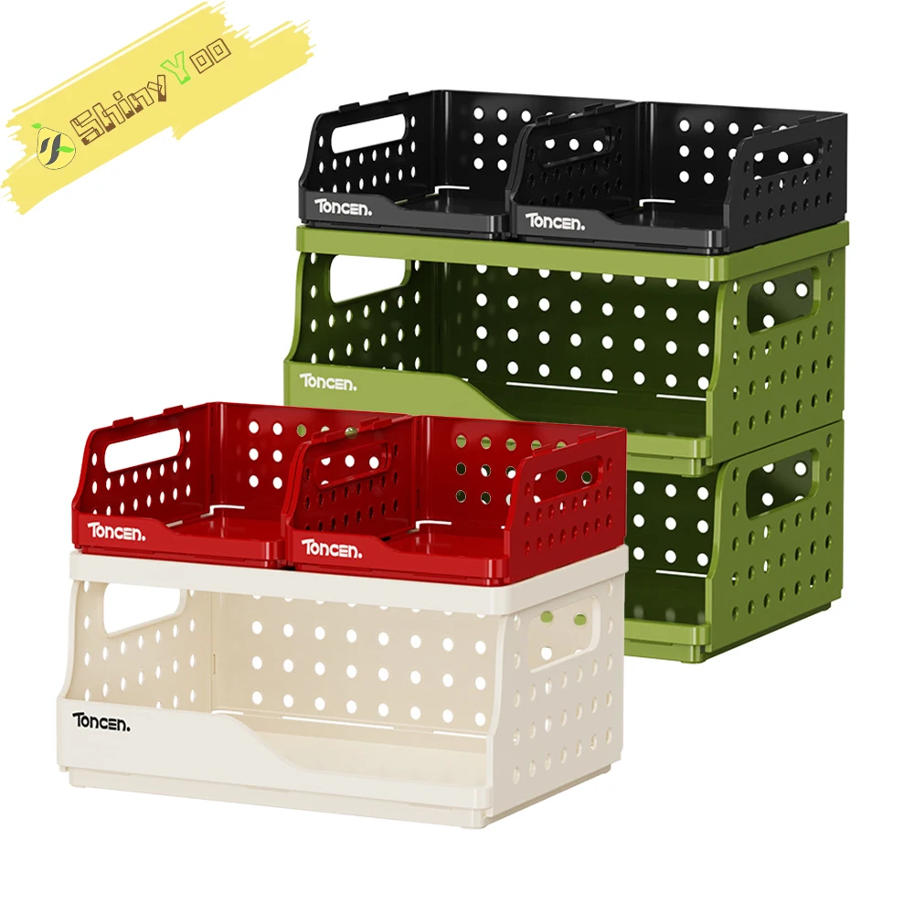 DIY Foldable Desktop Bookshelf & Storage Box, Pegboard Notebook Organizer Rack, Office File Holder Desk Organizer Basket Gift