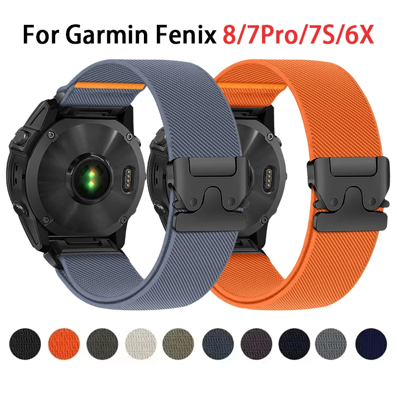 Premium Quick Fit 22mm Parachute Nylon Watch Strap - Durable and Stylish Bracelet Band