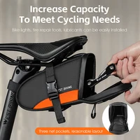 WEST BIKING-Sacoche de dégager de vélo étanche ultralégère, sac de vélo portable, accessoires de vélo de route VTT, 1,2 L, coulée 3