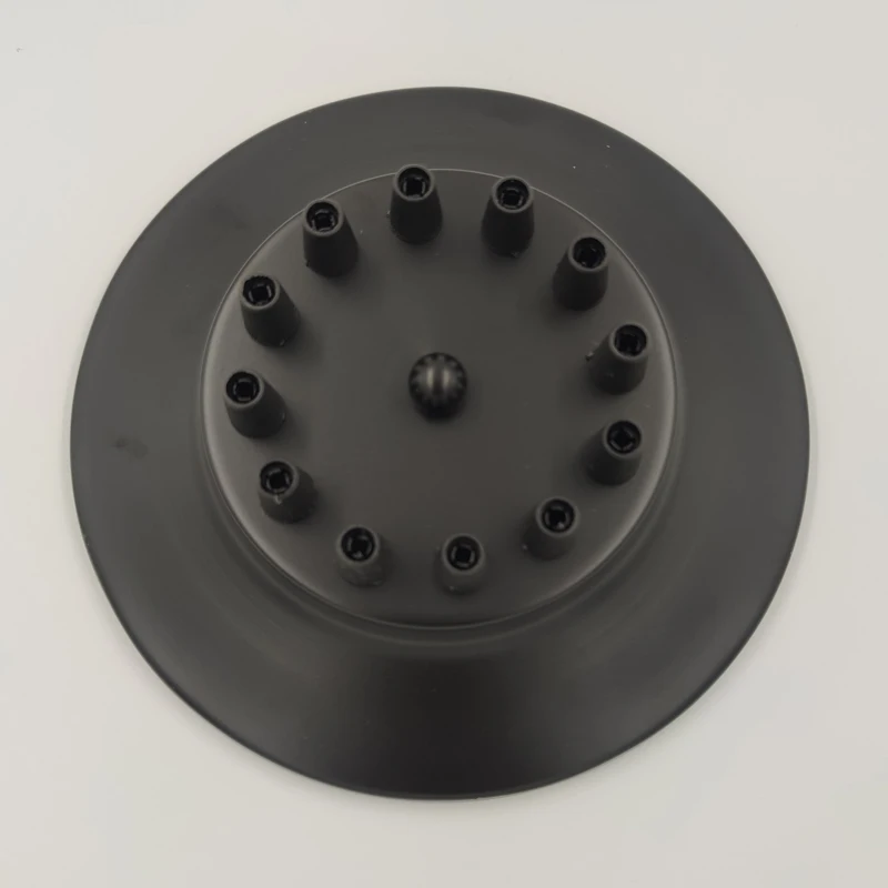 Ceiling Plate Vintage Round 20cm 3/6/14 Holes For Pendant Lamp DIY + Lock Wire Black 8 Head Lamp Base