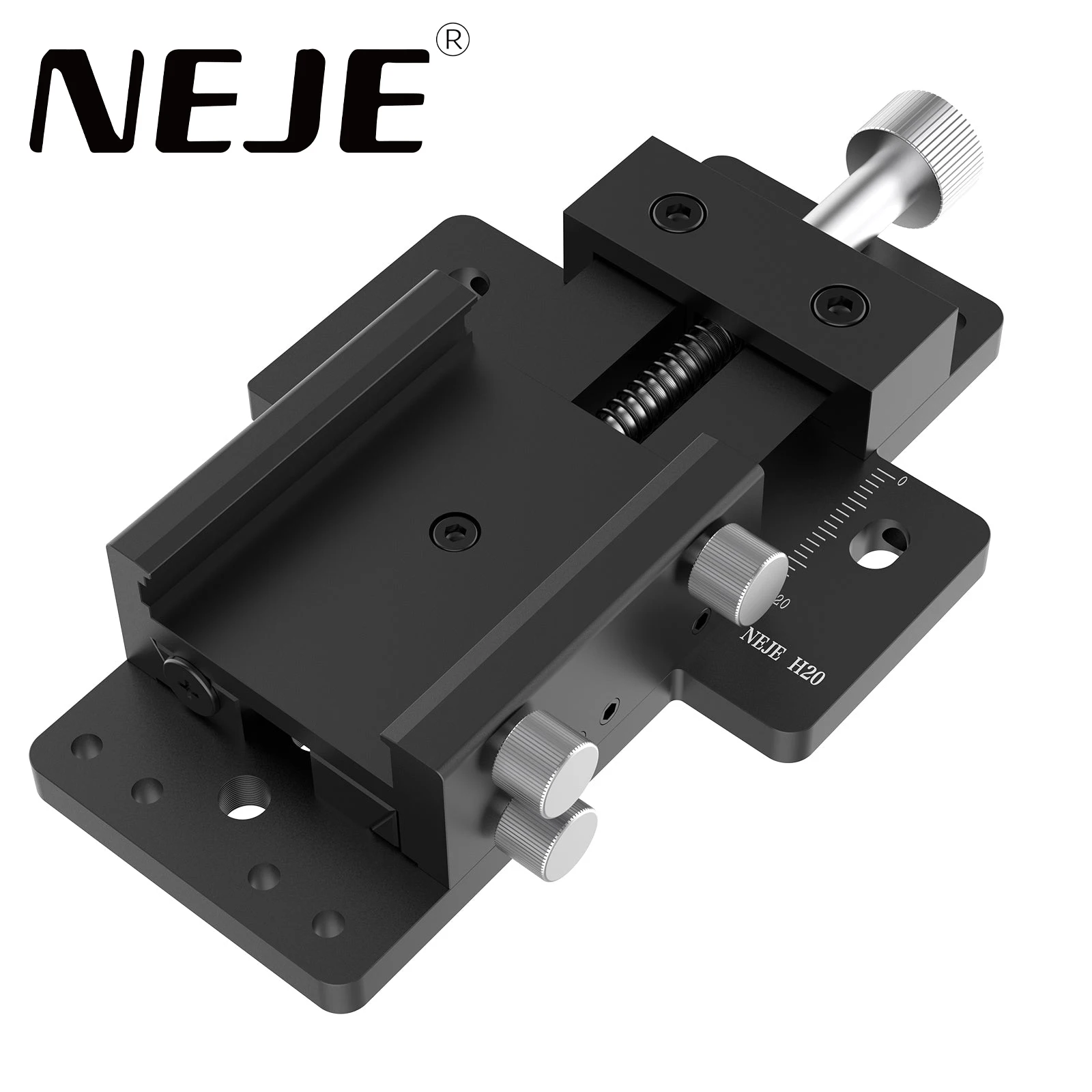 NEJE H20 CNC-ajustador de eje Z, módulo láser Matal de alta precisión, ajustador de altura de sedoso de enfoque, máquina de grabado láser DIY