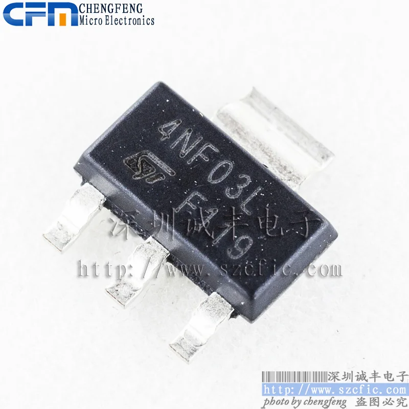 

10 шт. STN4NF03L 4NF03L ST SOT223 Оригинальный Новый Быстрая доставка