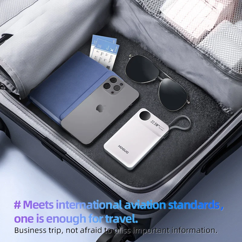 Fast Charger Power Bank with Cable, Wireless Magnetic Powerbank,for Magsafe Battery, iPhone, Huawei, Iwatch, 10000mAh,PD 22.5W