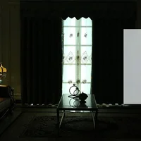 European-style Curtains Simple European Beige Living Dining Room Bedroom Two-story Full-shading Window Curtain Finished Product 5