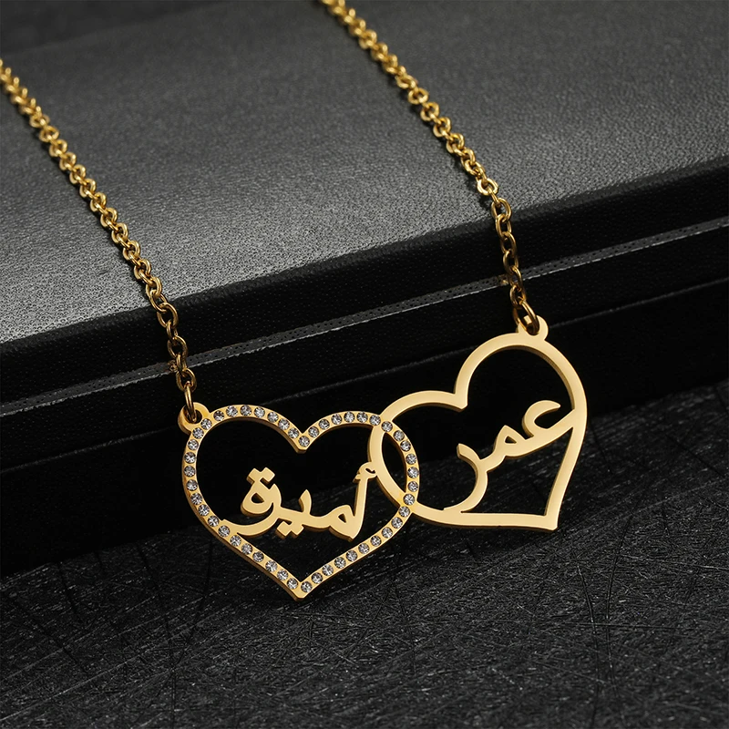 Islam Jewelry Personalized Pendant Necklaces Stainless Steel Gold