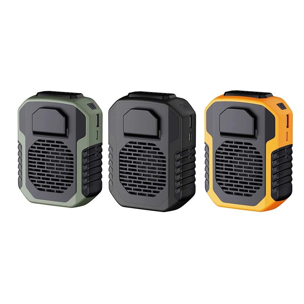 Description Picture 4 of itemMini Hanging Neck Fan Portable Air Cooler USB Rechargeable Strong Wind Bladeless Fan 6000Mah with Waist Clip for Indoor Outdoor