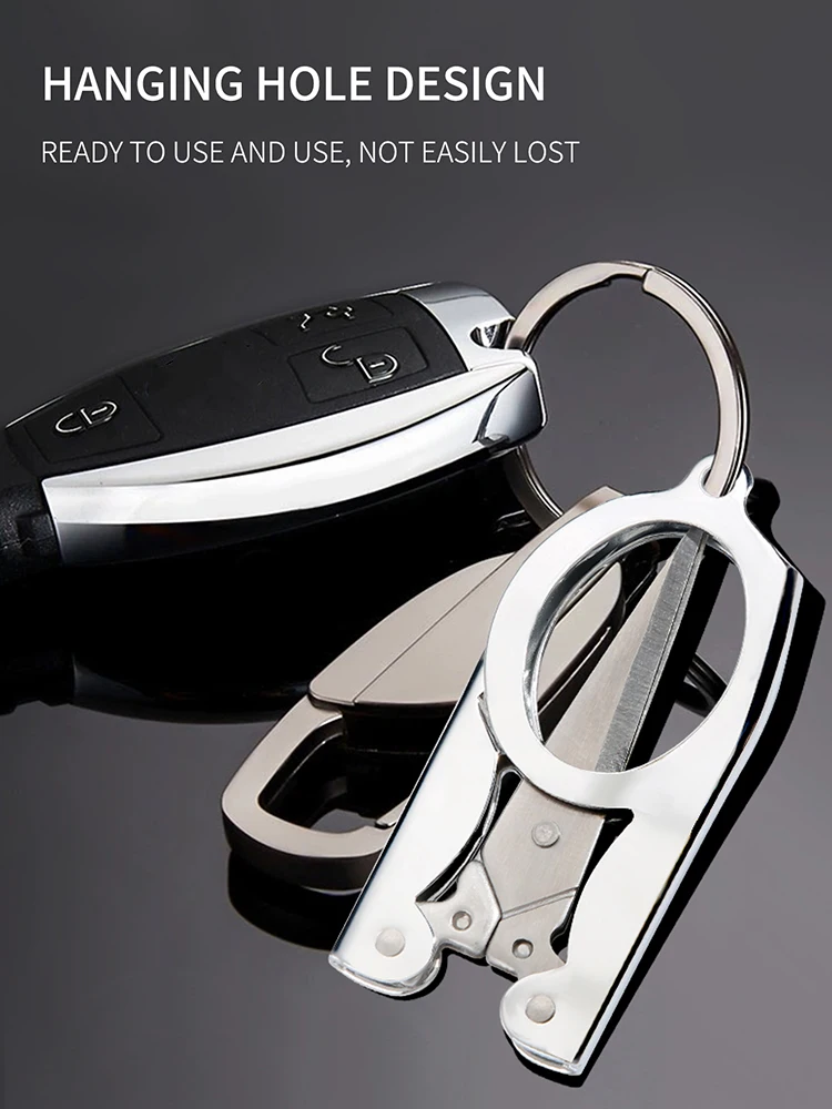 1/3pcs Stainless Steel Foldable Scissors Mini Portable Pocket Scissors for Travel Emergencies Tailor tailor scissors folding scissors pocket scissors