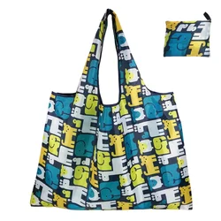 Eco - Friendly Personalized Reusable Tote Bag - Foldable, Durable, and Machine Washable (JC 392 (animal))