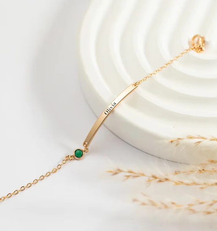 Custom Name Bracelet Personalized Fashion Trend Jewerly For Women Men Gift With Personal Name Memorial Jewerly Free Shipping