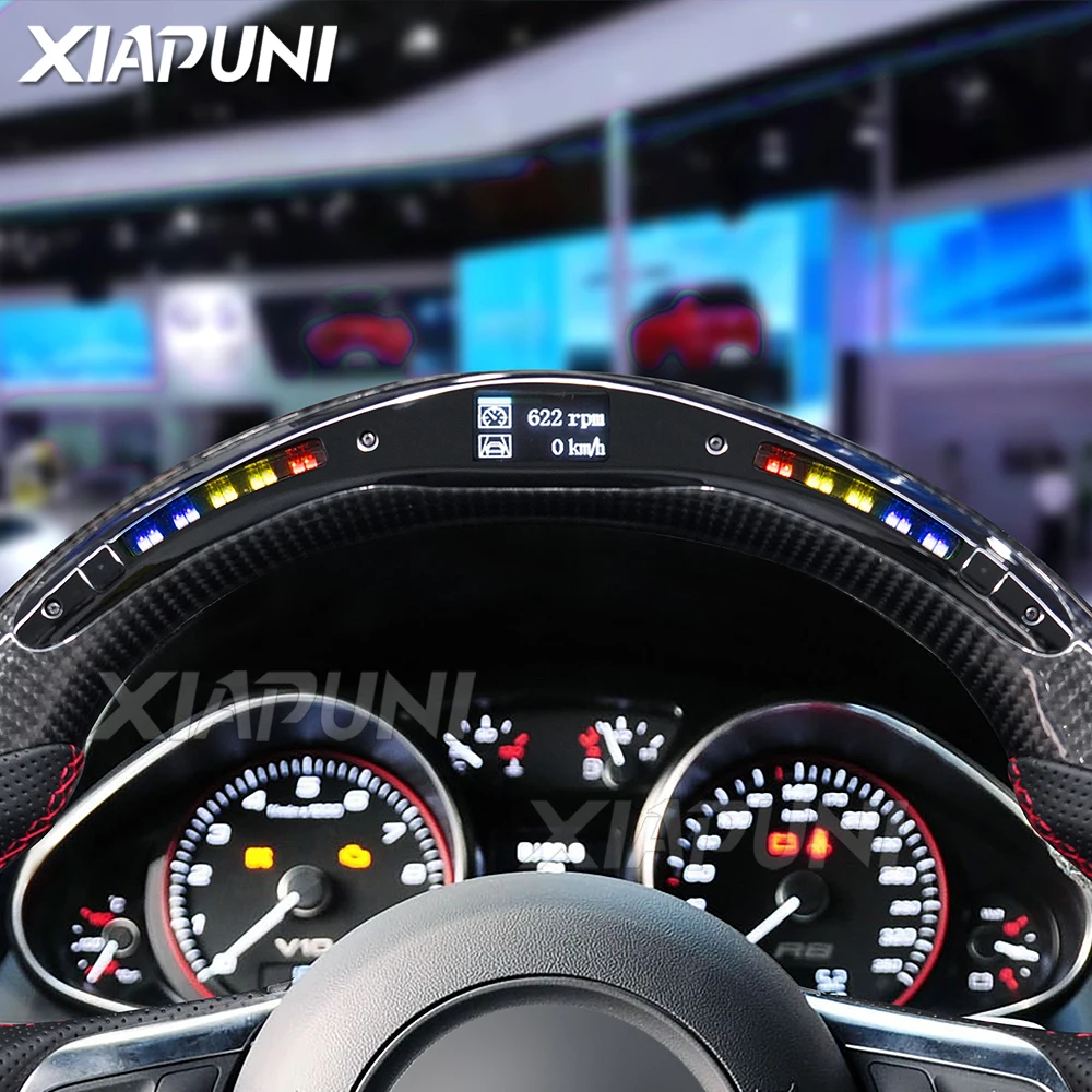 Carbon Fiber Lenkrad Für Audi TT/TTS - Wildleder Mit Roten Nähten