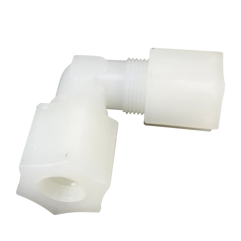 Conector de Mangueira Semi Dura Britânico Virola de Pvc Conector Rápido de 90 Graus Cotovelo União