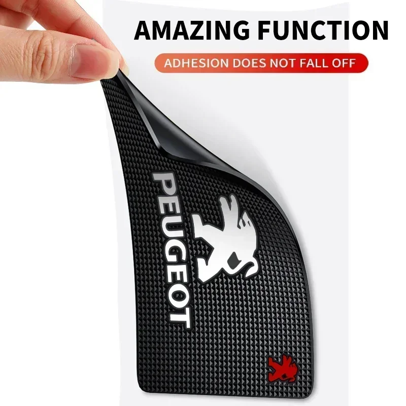 Car Non Slip Mat Phone Holder Pad Accessories 1pcs For Peugeot 206 207 307 3008 2008 308 408 508 301 208