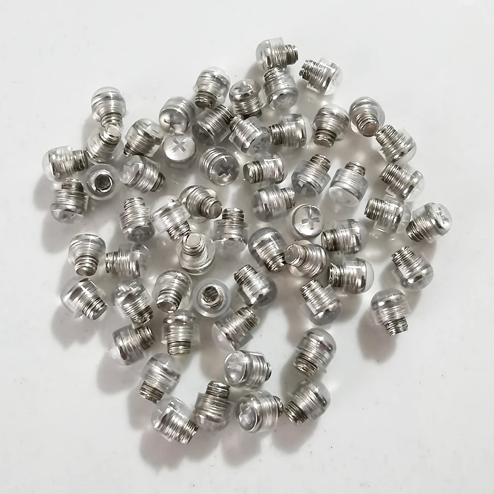 이발 가위용 교체 나사, 머리 가위, 머리 가위, 스토퍼, 일반 품질, 2.5mm, 3.0mm, 100 PC/Lot