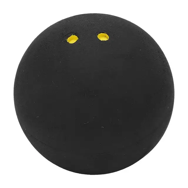 1pc Double Yellow Point Squash Balls Rubber Squash Racquet Balls Squash Speed Training For Double Yellow Dots Squash Ball