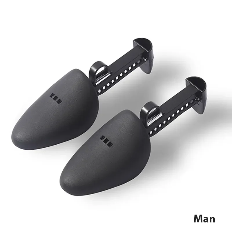 Shoe Stretcher Shoe Accessories Shoe Tree 1 Pair Plastic Shoe Tree Shaper Shapes Stretcher Adjustable for Women Men Unisex