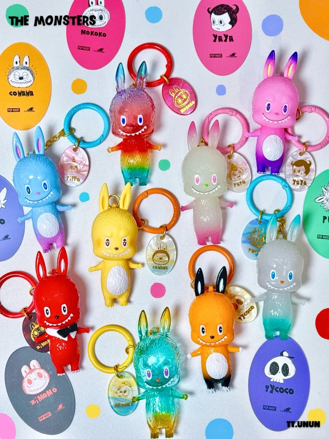 Original POPMART The Monsters Labubu 10. Jubiläums-Serie Figuren Blindbox Taschenanhänger Schlüsselanhänger Niedlicher Anhänger Valentinstag – Detail 1