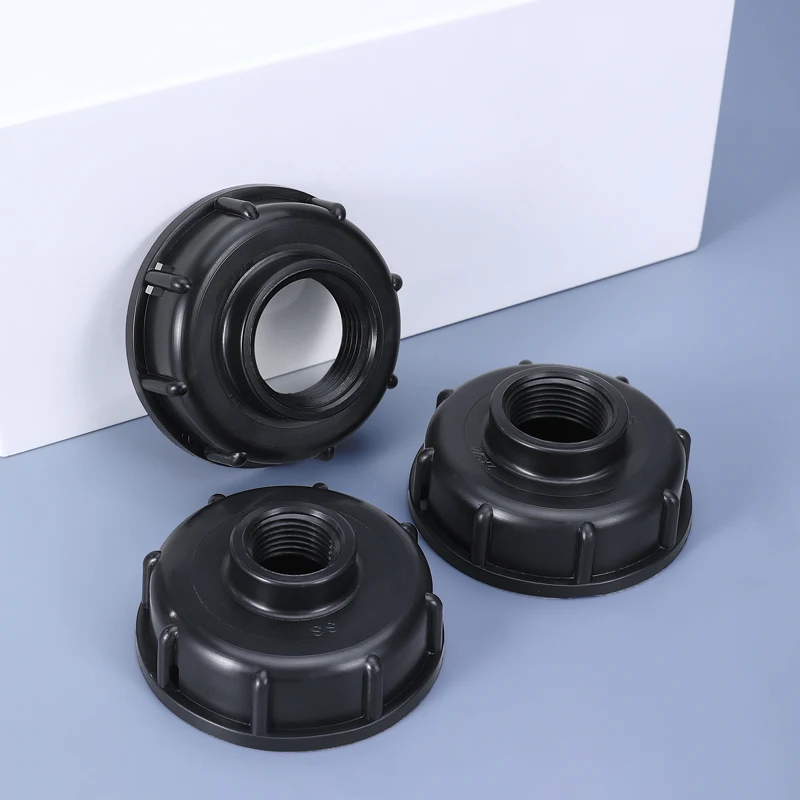 Tank Tap Adapter S60x6 Coarse Thread to 1/2" 3/4" 1" Internal Thread IBC Plastic Drain for Hose Faucet Valve