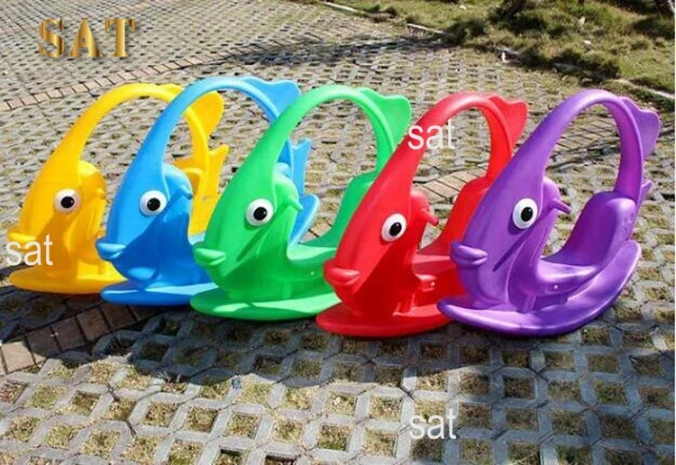 Kindergarten Children'S Rocking Fish Seesaw Rock Fish Seesaw