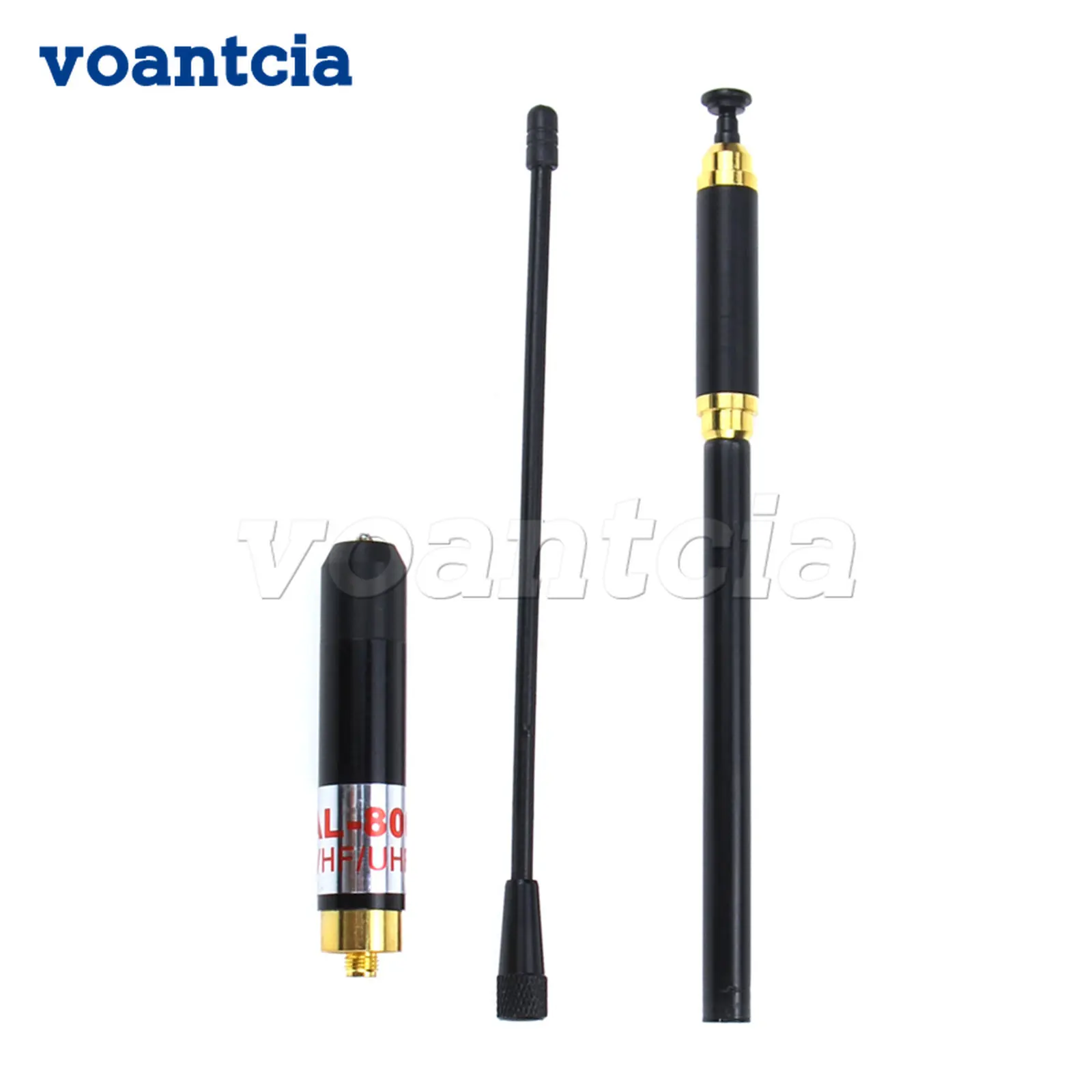 

AL-800 SMA-FEMALE Connector Antenna High Gain Super High Quality Telescopic Antenna VHF/UHF 144/430MHz for Kenwood TYT HYT W