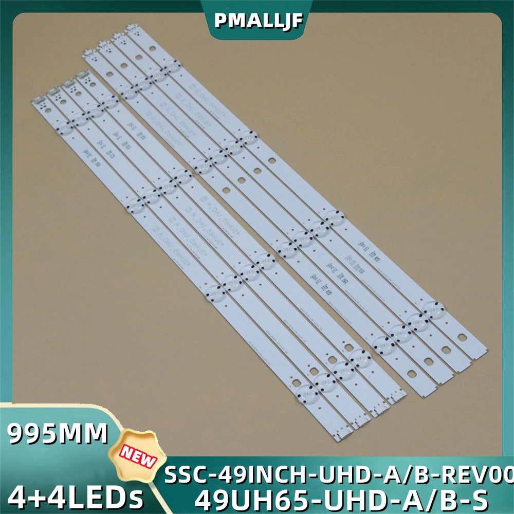 Conjunto Tira Retroiluminação Led para lg 49uh652v 49uh65_uhd_a b Ssc_49inch_uhd_ab_rev00_151030 Hc490dgn-abrc1214x Eav63452401 Peças
