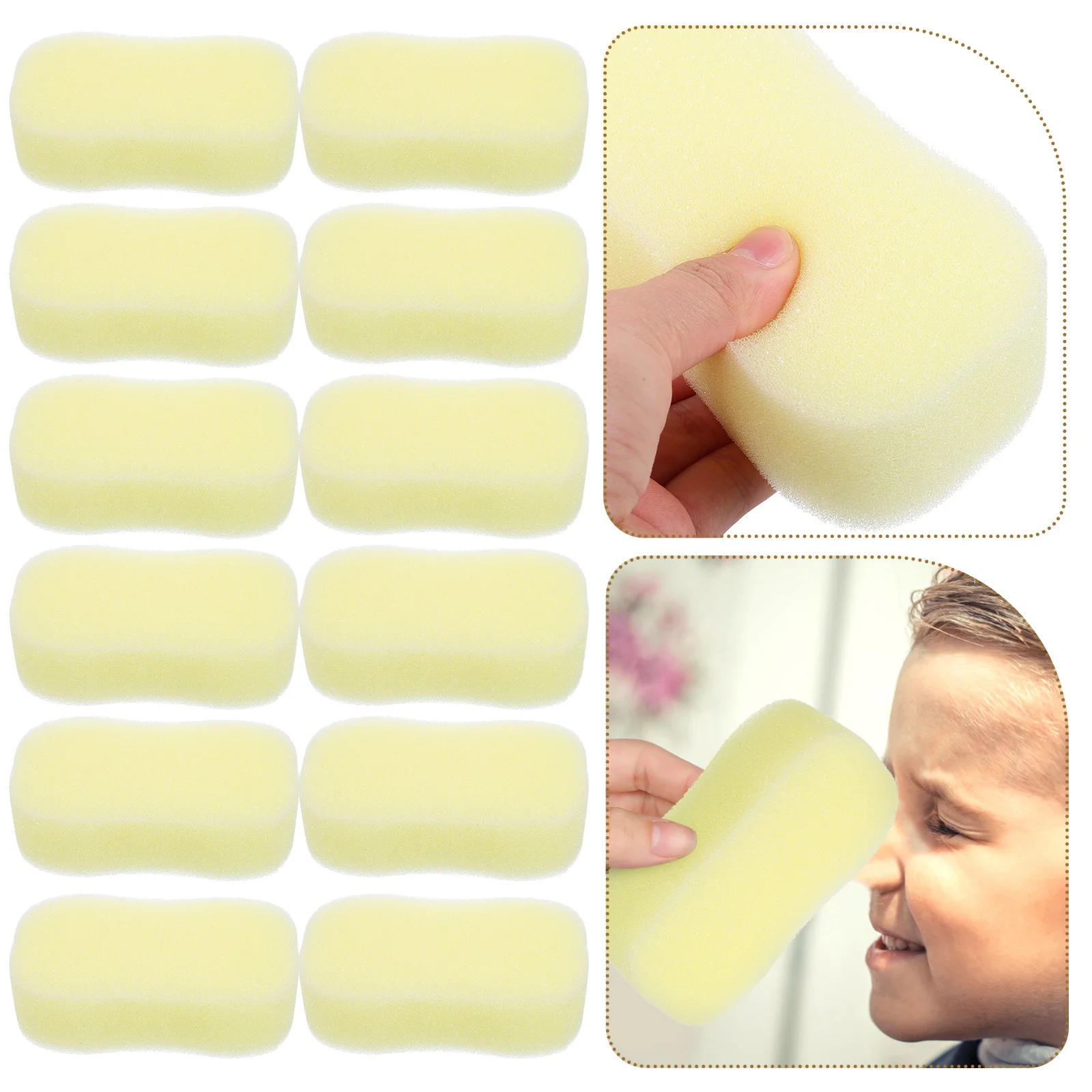 

20 Pcs Hair Brush Sponge Barber Salon for Neck Cutting Barbershop Accessories Cleaning Supplies Man