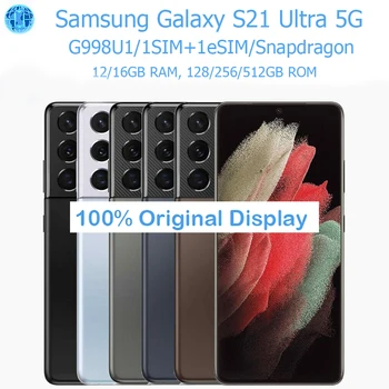 Samsung Galaxy S21 Ultra 5G Smart Android Phone AMOLED da 6,8 pollici 5000mAh 120Hz SamsungSmartphone 108MP Edizione USAOriginaleSbloccato