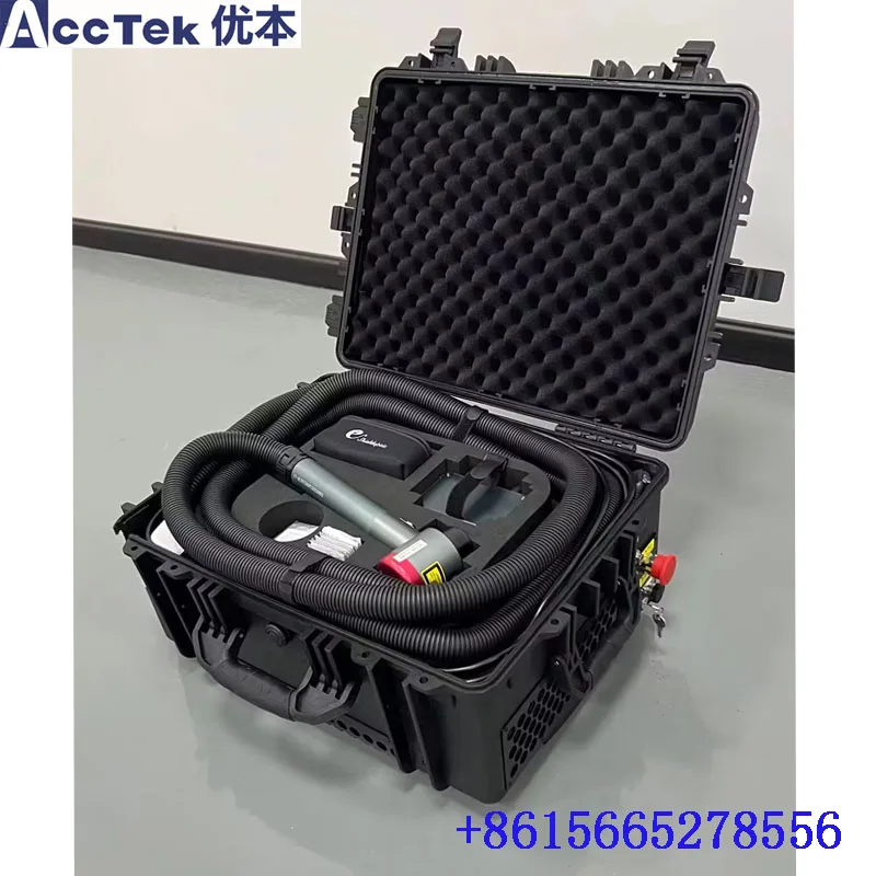 

AccTek Fiber luggage Laser Cleaning Machine Easy to operate for Paint Stripping Remover CNC Cleaner support 8 cleaning modes