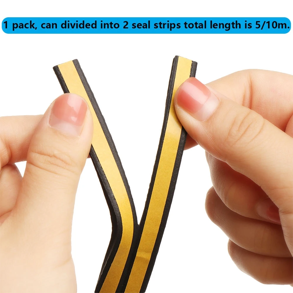 Self-Adhesive Soundproof Weatherproofing Foam Seal Strip