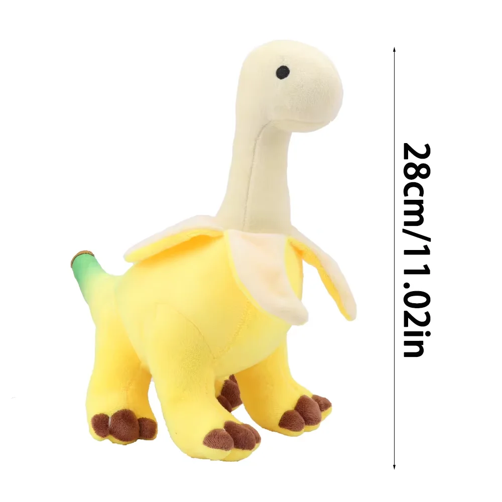 28CM süße geschälte Banane Brontosaurus Plüschtiere weiche gefüllte Drachentiere Geschenk für Kinder Geburtstagsgeschenk Home Decor – Detail 3