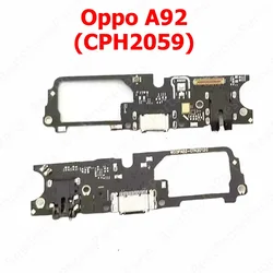 Enhanced Charging Port Flex Cable Replacement for OPPO Smartphones - Charge Board with USB Connector and Ribbon Socket (A92 CPH2059)