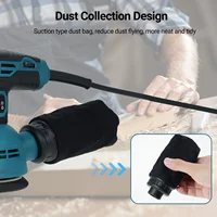 5-Inch Random Orbital Sander 12000RPM 6 Variable Speed Sander Machine Dust Collection System for Woodworking Dust Collection 2