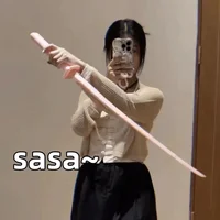 3D Printed Gravity Straight Out Telescopic Samurai Stress Relief Toys Stretchable Cos Props Creative Folding Katana Funny Gifts 2