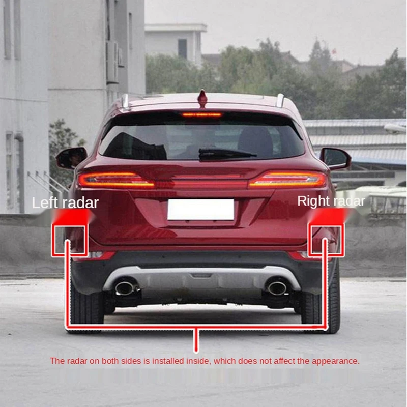 

Blind Spot Detection Black Radar Change Lane Monitor Safer BSM Blind Spot Monitoring V3 24Ghz Millimeter Wave