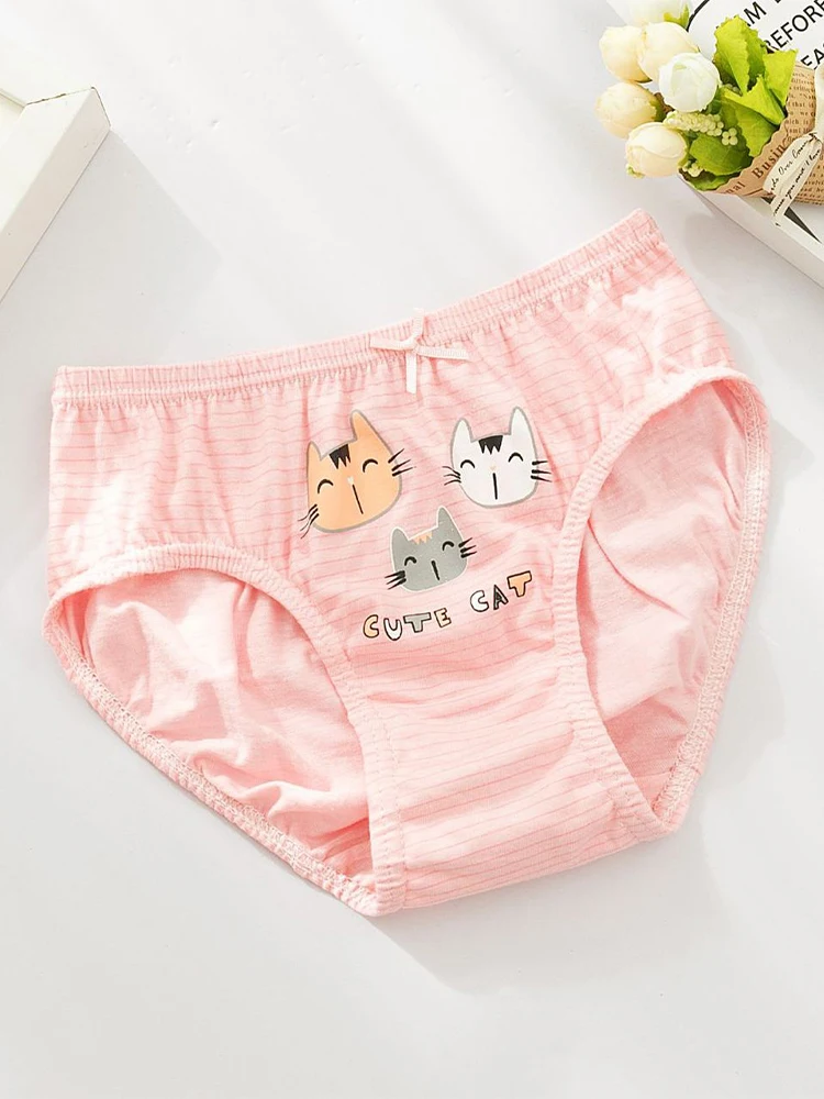 LJMOFA 3PCS/Lot Children Baby Girls Briefs Cotton Underwear Elastic Waist  Cartoon Toddler Kids Lovely Shorts Panties B315 - AliExpress