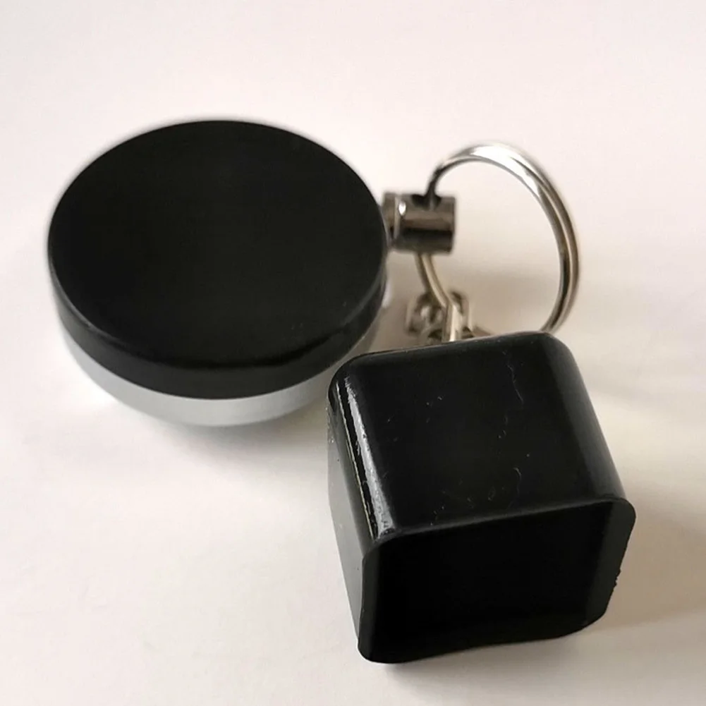 Billiard Telescoping Chalk Holder Snooker Pool Cue Keychain Retractable Rope with Mounting Clip billiard chalk holder