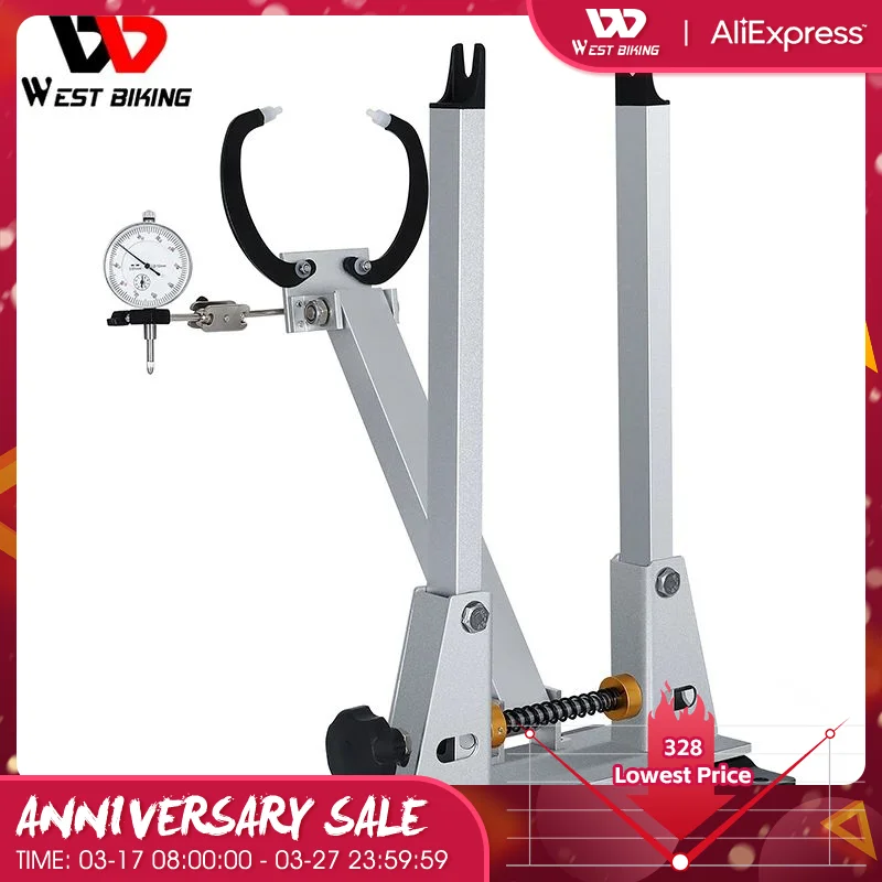 WEST BIKING Bike Wheel Truing Stand Bicycle Wheel Truning Rims MTB Road Bike Repair Stand Wheel Calibration Stand Repair Tool west biking bike wheel truing stand bicycle wheel truning rims mtb road bike repair stand wheel calibration stand repair tool