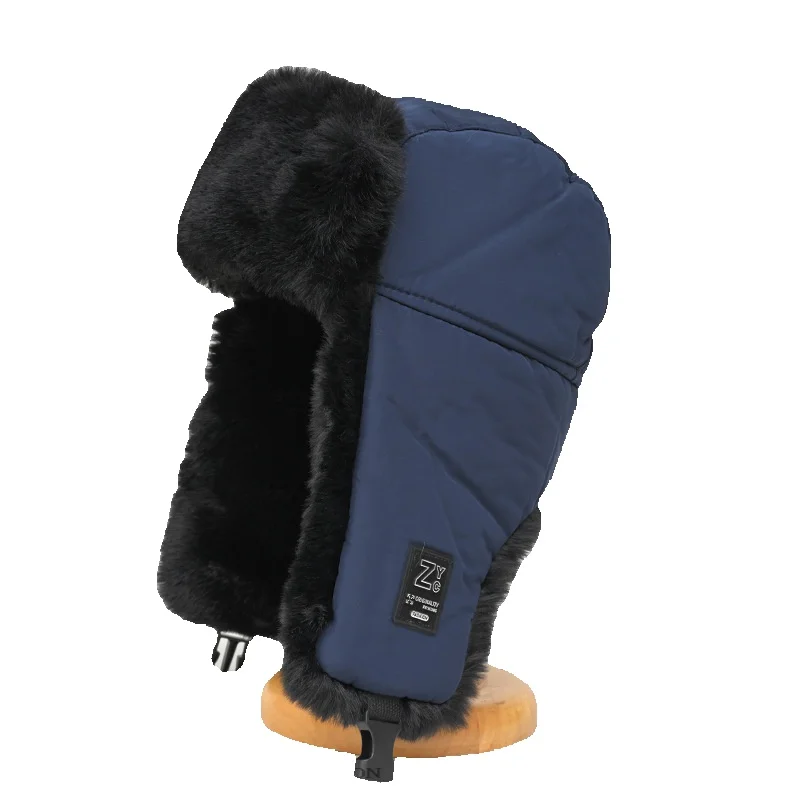 Winter Lei Feng für Männer Frauen, Herbst Winter mit Samtisolierung, Radfahren Ohrenschutz Hut, Outdoor Wandern und_voghion.com
