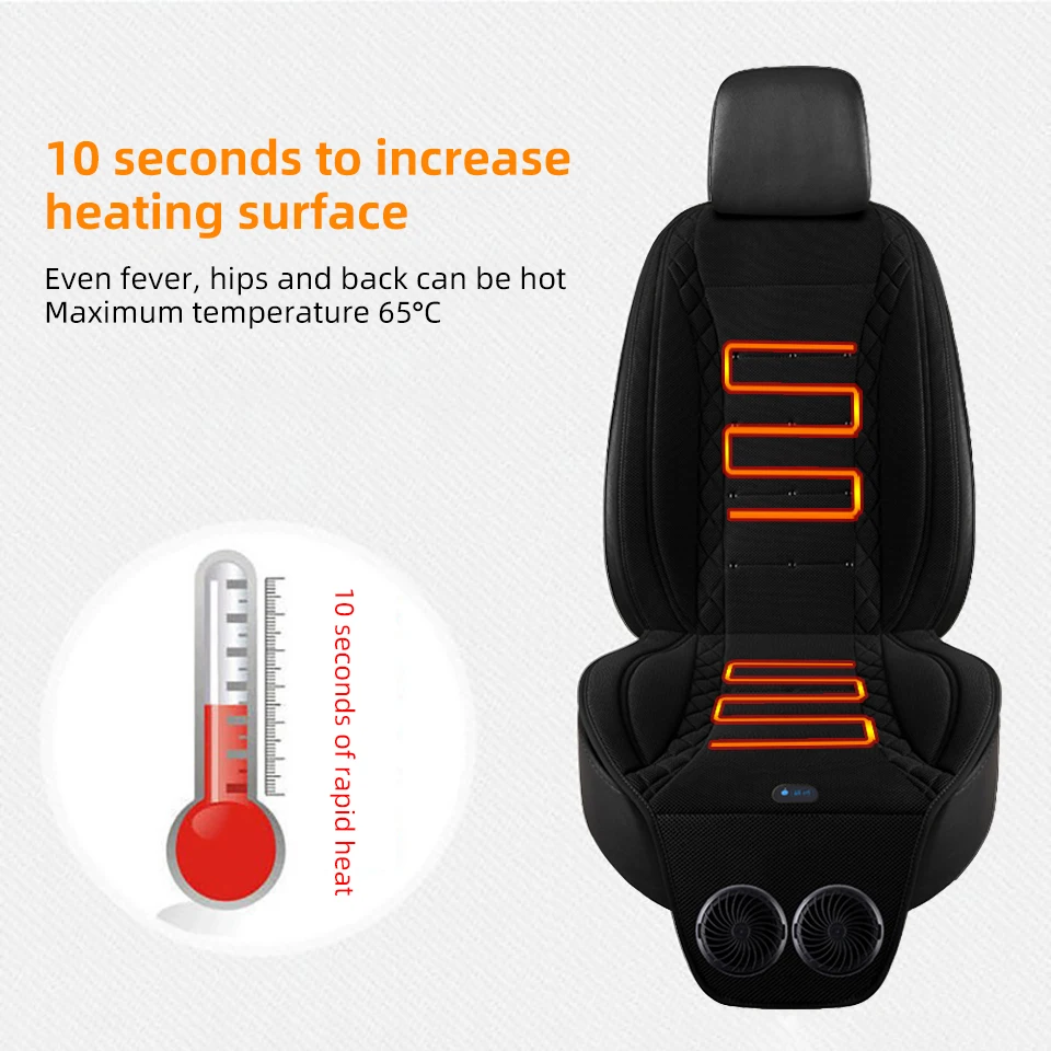 Heated and Cooled Car Seat Cover